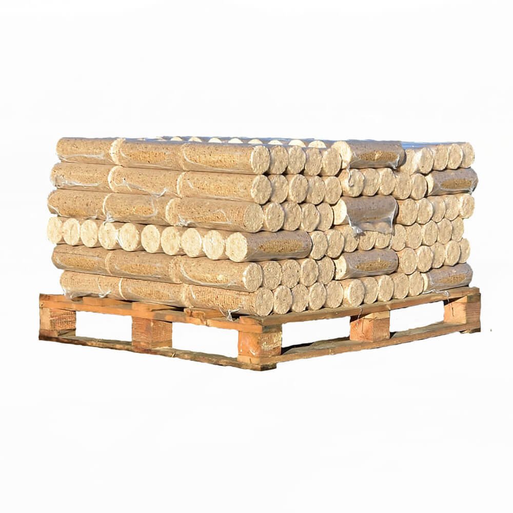 Briquetas de madera – medio palet