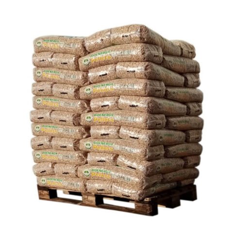 Pellets de madera Bio Energie – Palé de 66 sacos de 15 kg