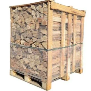 Leña de maderas duras – Troncos de 33 cm en palé de 2,5 estéreos (1,75 m³)